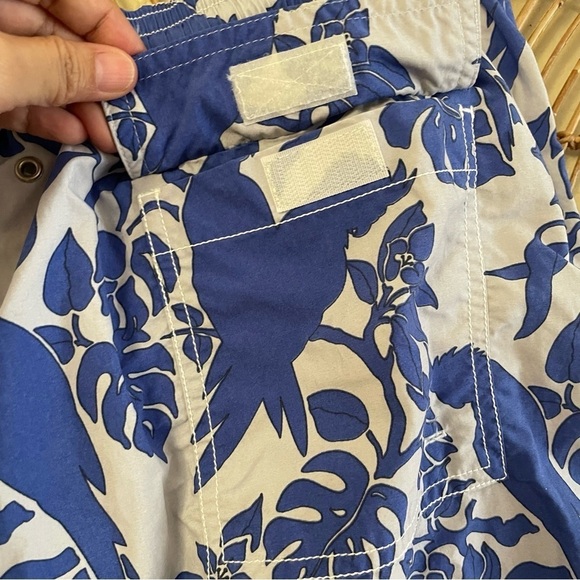 VILEBREQUIN Parrots Birds Swimming Trunks Shorts Blue Naughty Rare HTF XXXL - Picture 7 of 8